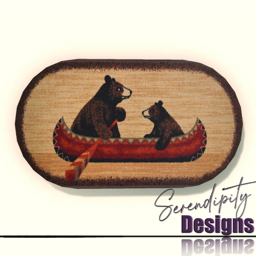 Serendipity Designs - Canoe Bears Rug