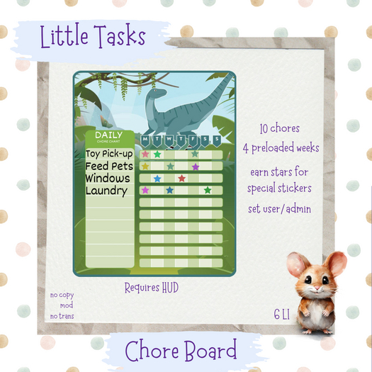 Little Tasks ~ Chore Board Dino (3)