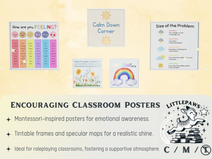 Encouraging Classroom Posters - Littlepaws