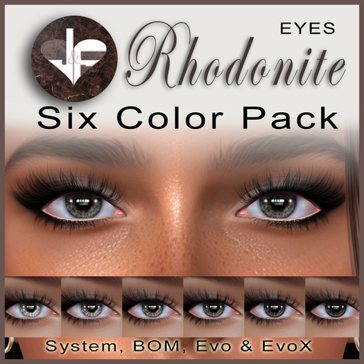 January ~ Eyes Rhodonite GrayFatpack