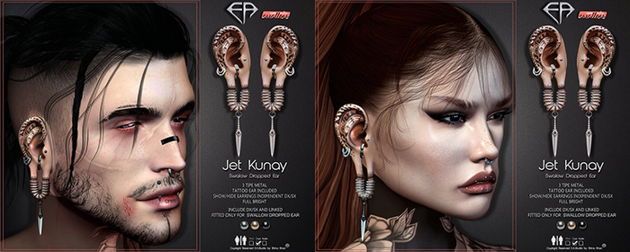 .:E.A.Studio:. Box Jet Kunai Swallow Dropped Ear Boy/Girl 