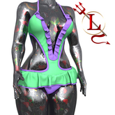 Green Lesly Swimsuit Waifu