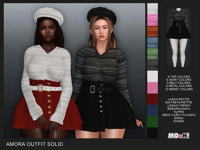 MOoH! Demo Amora outfit solid (Add)