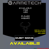Armetech - Qubit Signs - Available