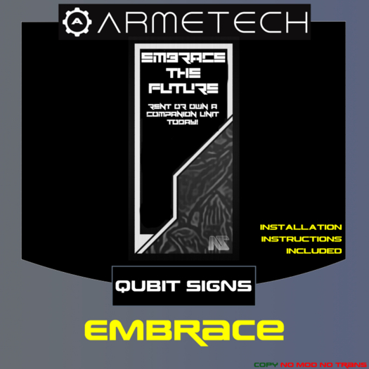 Armetech - Qubit Signs - Embrace