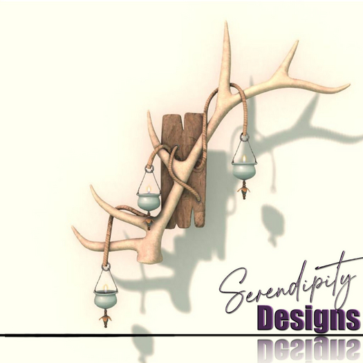 Serendipity Designs - El Paso Antler Wall Sconce