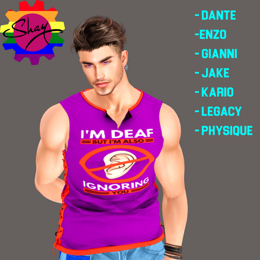 Deaf Ignoring Laced Shirt