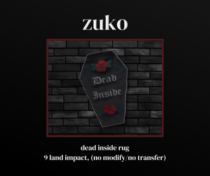 Second Life Marketplace - [z] dead inside rug