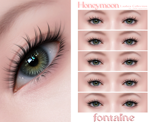 Fontaine Cosmetics - Honeymoon Lashes Collection