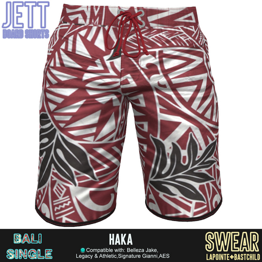 Board Shorts - Jett Graphics - HAKA