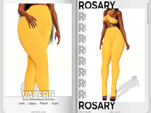 Rosary. Valerie . Pants Yellow