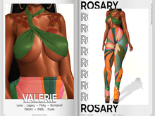Rosary. Valerie . Top Green