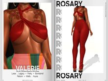 Rosary. Valerie . Top Red