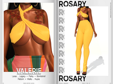 Rosary. Valerie . Top Yellow