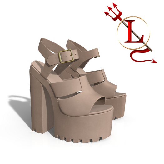 Beige Angie HEELS REBORN