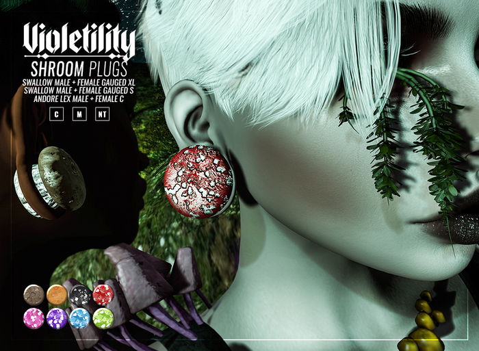Violetility - Shroom Plugs