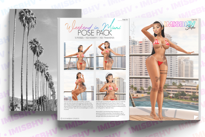 //IMISBHV// Weekend in Miami Yacht PosePack