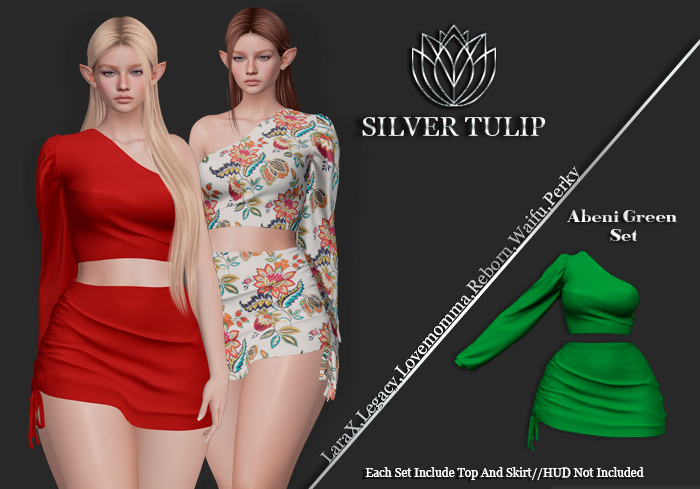 SilverTulip-Abeni Green Set