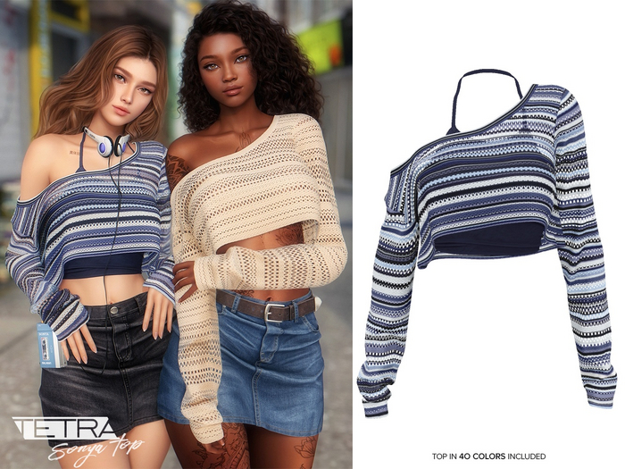 TETRA - Sonya Top & Sweater (Iceberg)