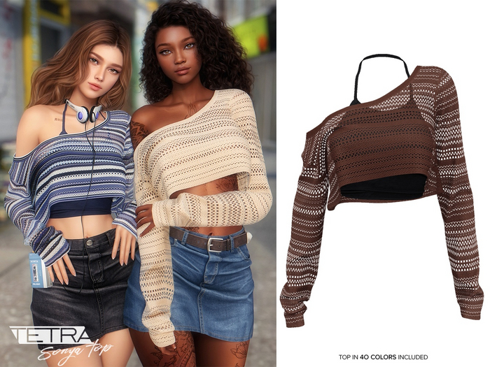TETRA - Sonya Top & Sweater (Choco)