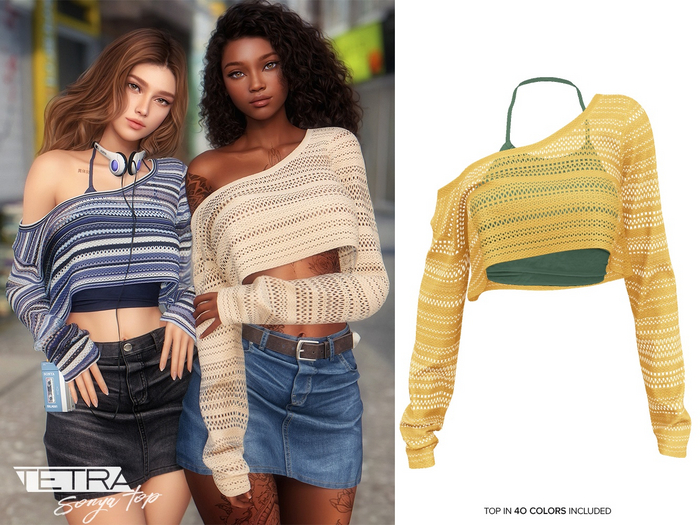 TETRA - Sonya Top & Sweater (Lemon)