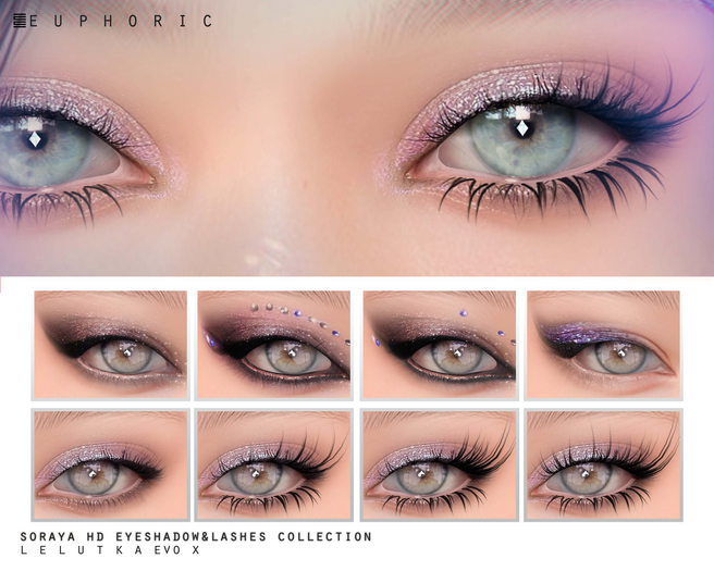 E U P H O R I C . Soraya Lashes&Eyeshadow .LeL EvoX Demo