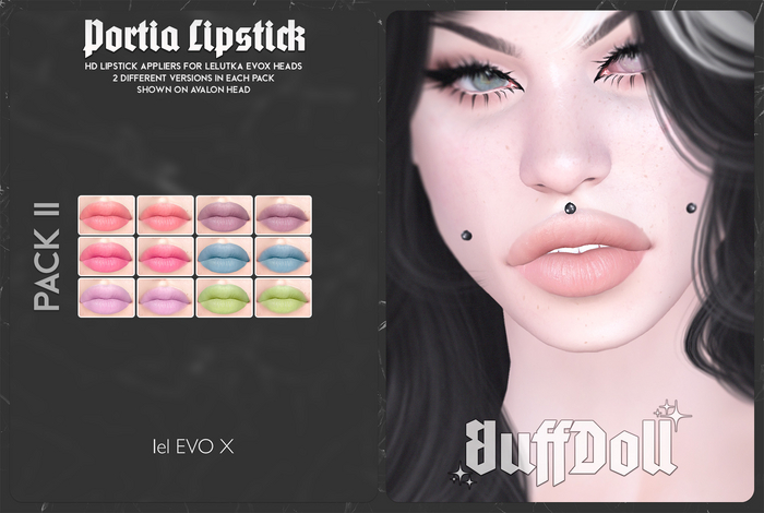 [BuffDoll] - Portia Lipstick EVOX HD [PACK II]
