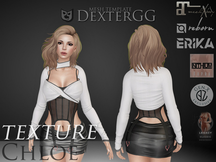[GGTemplate] Chloe 20 Textures solid 