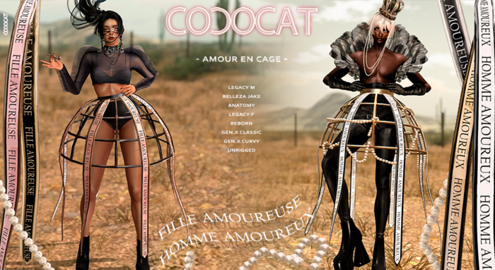 .cococat. Amour En Cage - Fatpack
