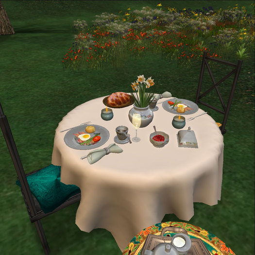 Patio Table Set Marrakesch -  Food Menu, Dining