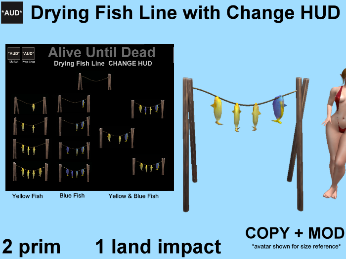 *AUD*  Drying fish line with Change Hud - c/m - 2p 1li