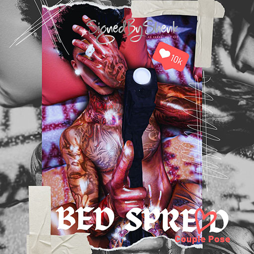 Bed Spread Couples Pose