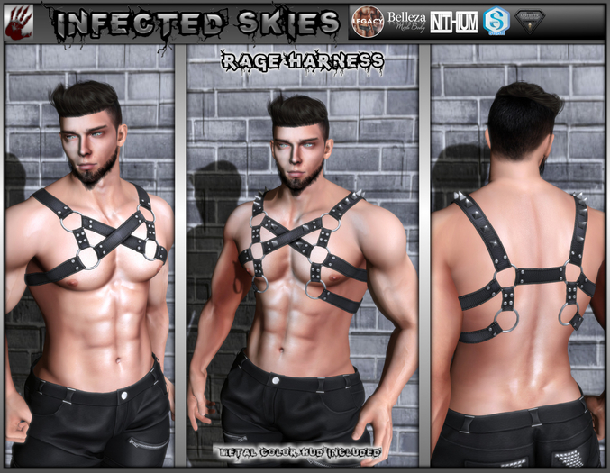 *IS* Rage Harness Black