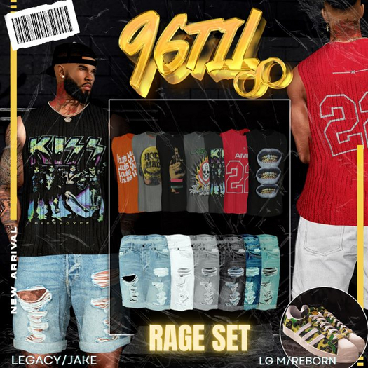 Rage Shorts - FATPACK