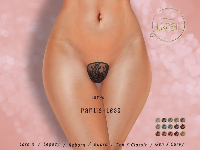 TWIST  Pantie-Less Large