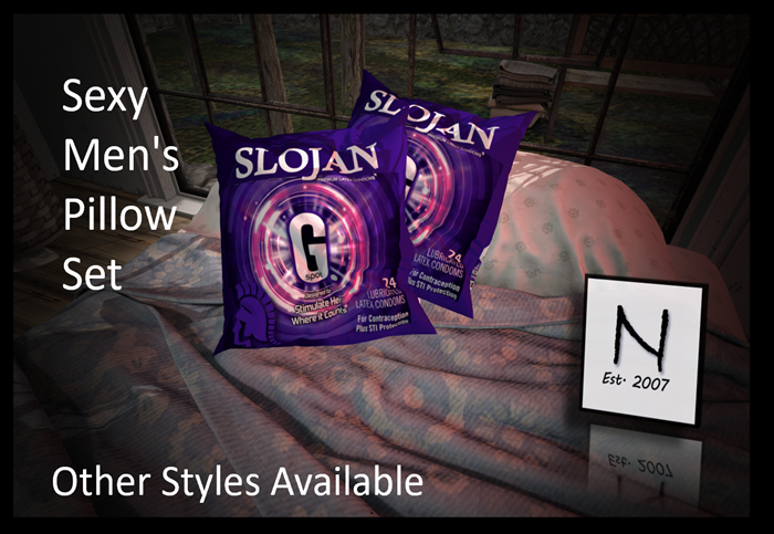 SLojan Condoms Pillow Set2