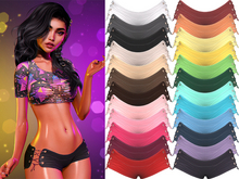 Adria Booty Shorts 2.0 [FATPACK] - Maitreya Lara • LaraX • Petite • PetiteX • Legacy • Reborn Clothing