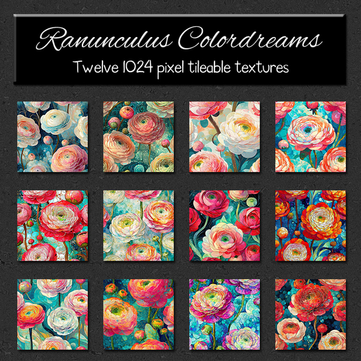 *Wallflowers* Ranunculus Colordreams