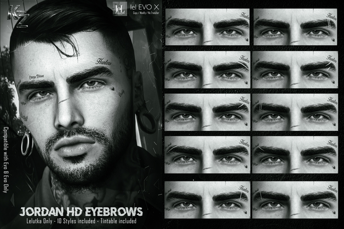 #DEMO [KZ] Jordan leLUTKA HD Eyebrows - EVO & EVOX