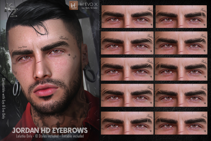 KARMAZZ Jordan leLUTKA HD Eyebrows - EVO & EVOX