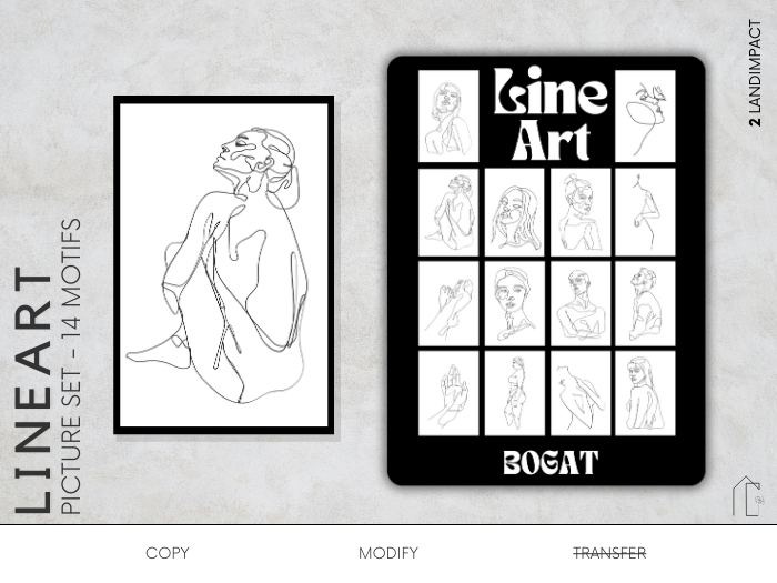 B - LineArt Pictures