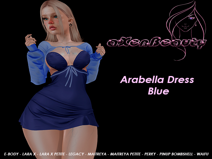 aX: Arabella Dress Blue