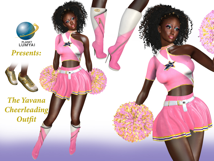 YAVANA Cheerleading Uniform - Coral Pink