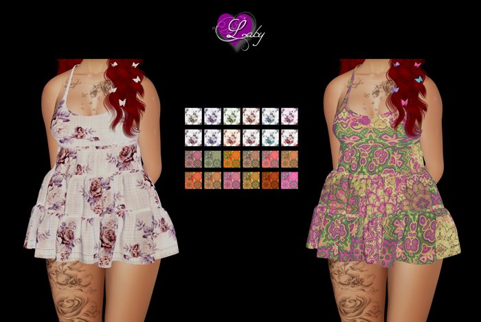 Laby's Texture Pattern Calafali Model-M-2720