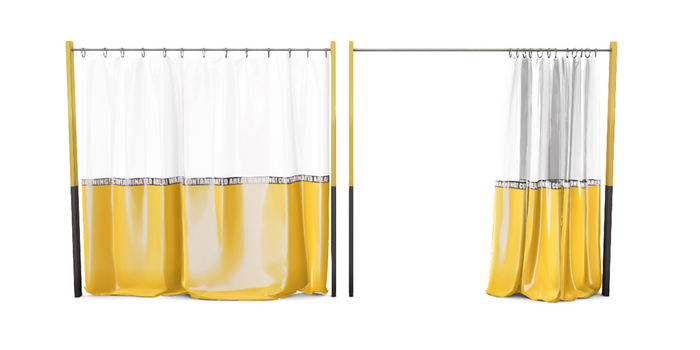 NOMAD // PVC CURTAINS // YELLOW