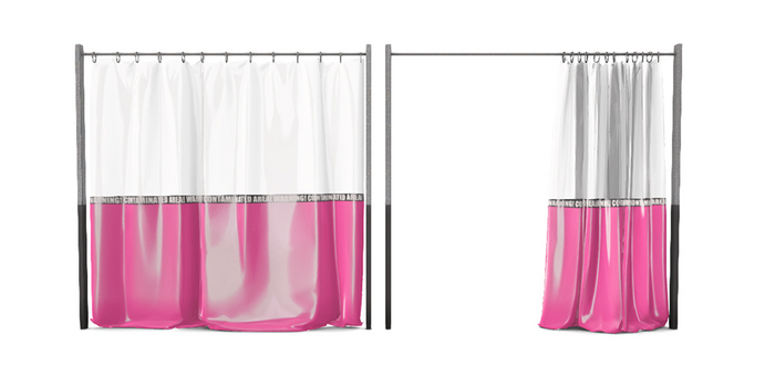 NOMAD // PVC CURTAINS // PINK
