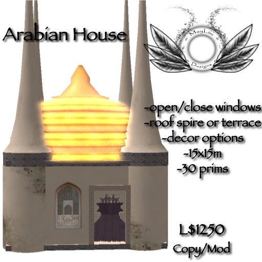 Arabian house - with many roof & texture options :)
