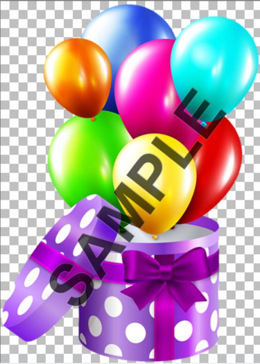 Bruceever - Ballons Gift   (texture Png)