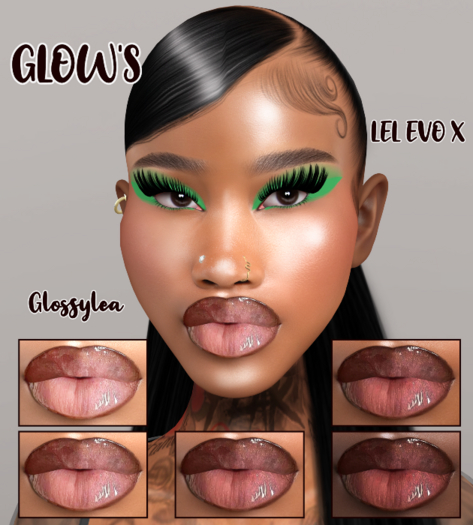 GLOW'S-GLOSSYLEA LIPS