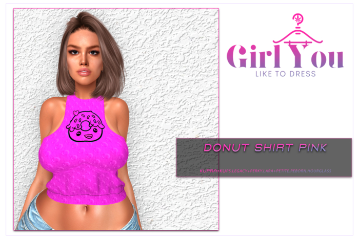 Donut Shirt Pink Demo